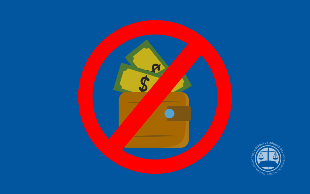 No se aceptarán más pagos en efectivo en el Colegio, por encima de $ 9.999