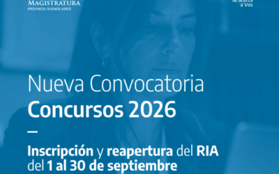 Nueva convocatoria 2026 del Consejo de la Magistratura de la provincia, para cobertura de cargos