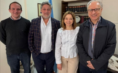 Visita del Presidente Dr. Horacio Oscar Deluca a la Asociación de Abogados de 9 de Julio